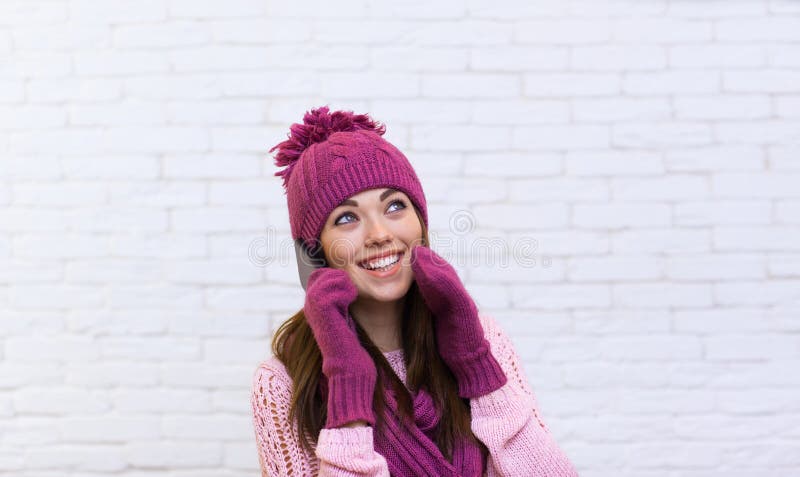 Attractive Teenage Girl Displaying Cell Smart Phone Touch