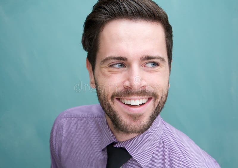 Attractive young businessman smiling royalty free stock photos Attractive young businessman smiling royalty free stock photos