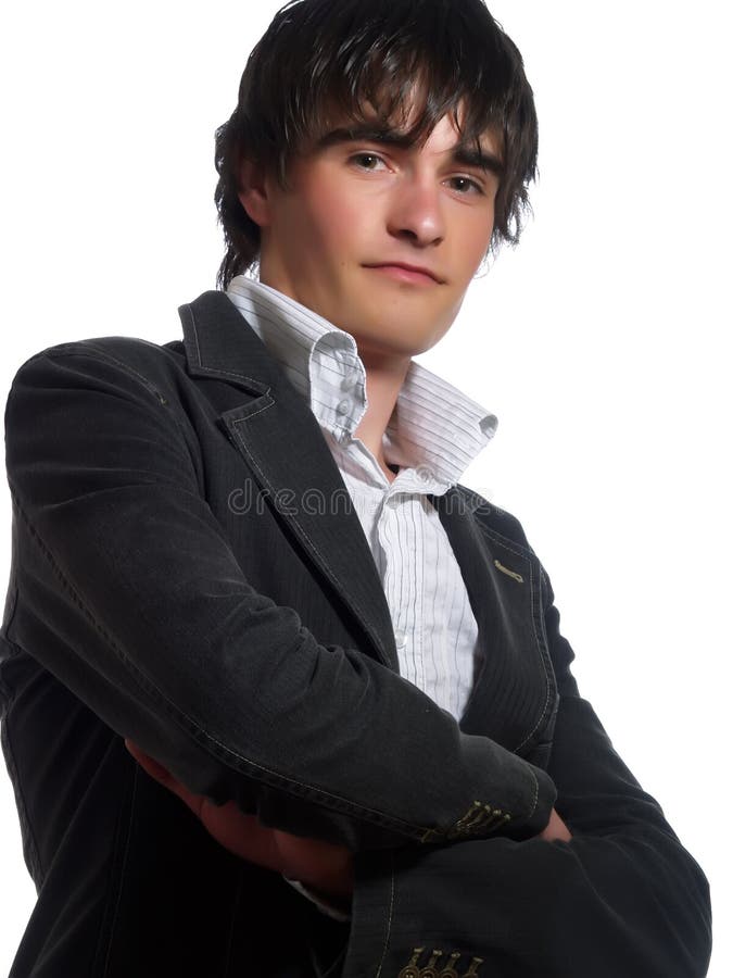 Attractive young man royalty free stock photos