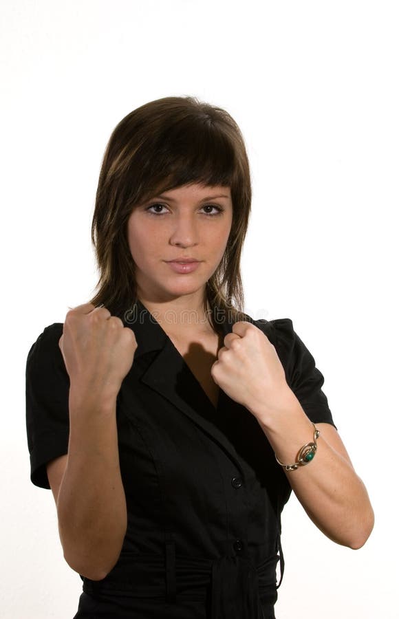 Attractive young woman stock photos