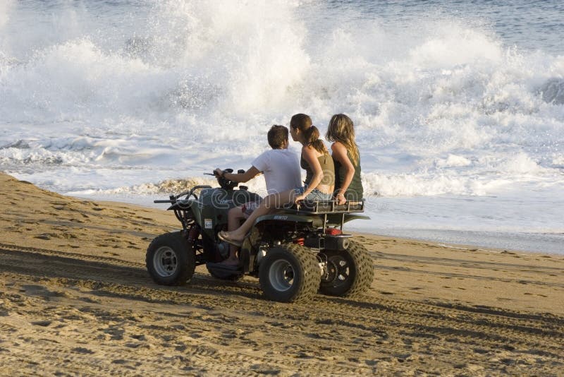 Atv a manzanillo fotografie stock Atv a manzanillo fotografie stock