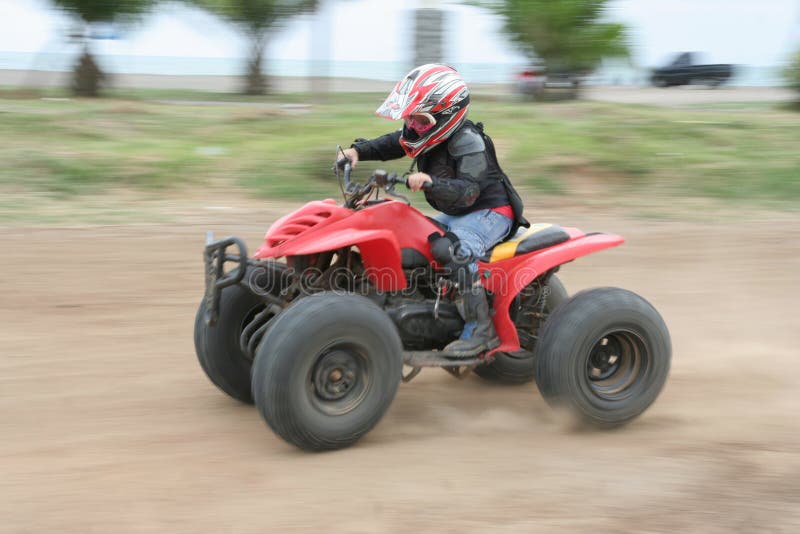 Atv or quad bike racing