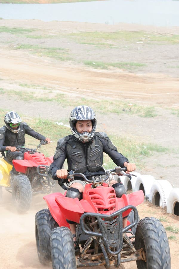 Atv or quad bike vehicle racing