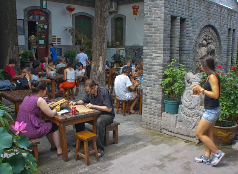 Auberge de jeunesse de Xian image stock Auberge de jeunesse de Xian image stock