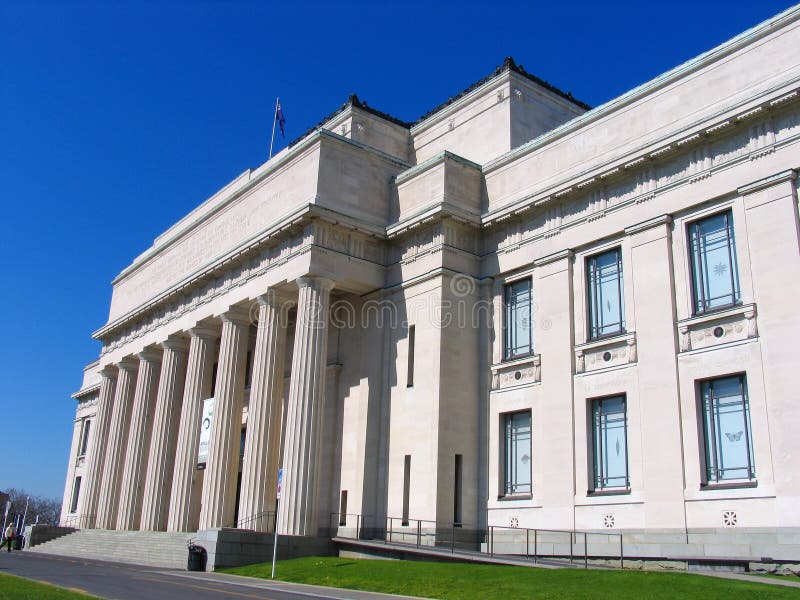 Auckland Museum stock image. Image of museum, building 23000801