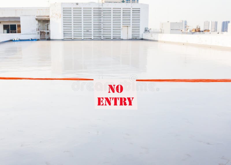 Panneau d'interdiction d'entrée image libre de droits