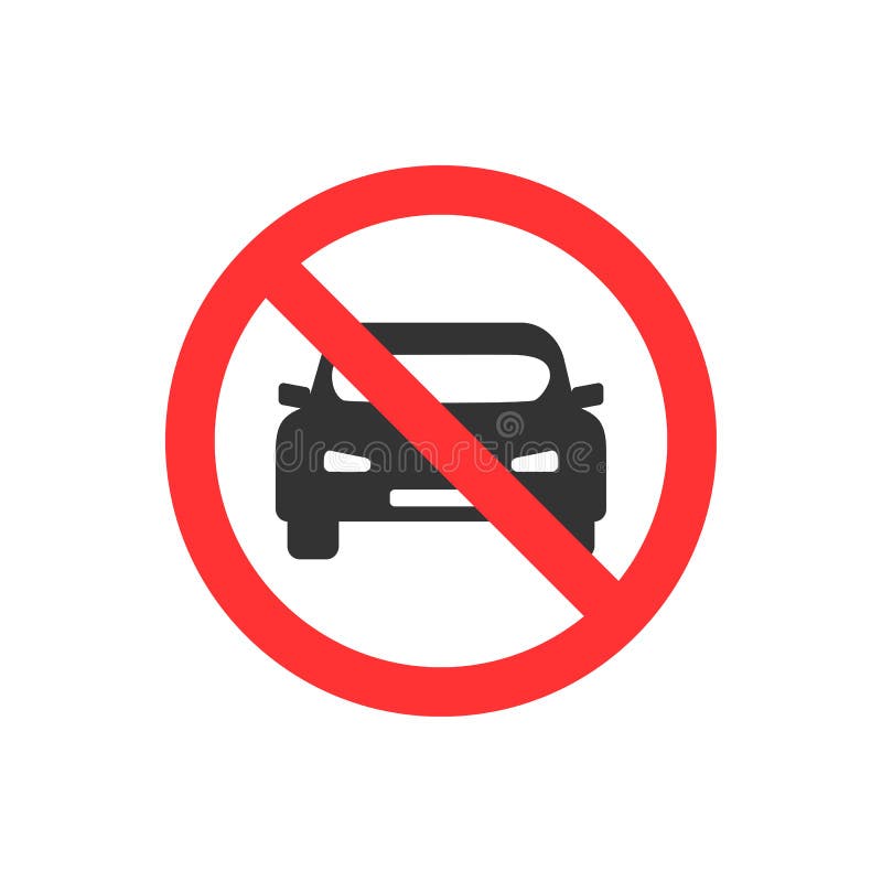 Aucune automobile Stationnement interdit, illustration de vecteur de poteau de signalisation illustration de vecteur Aucune automobile Stationnement interdit, illustration de vecteur de poteau de signalisation illustration de vecteur