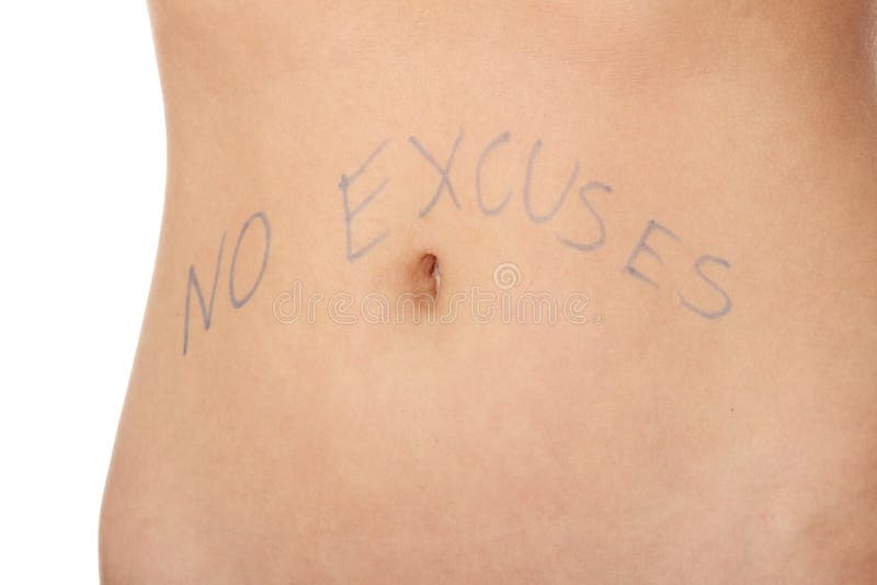 Aucunes excuses photographie stock libre de droits Aucunes excuses photographie stock libre de droits