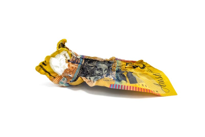 50 AUD That krijgt hitte van het ijzer stock foto 50 AUD That krijgt hitte van het ijzer stock foto