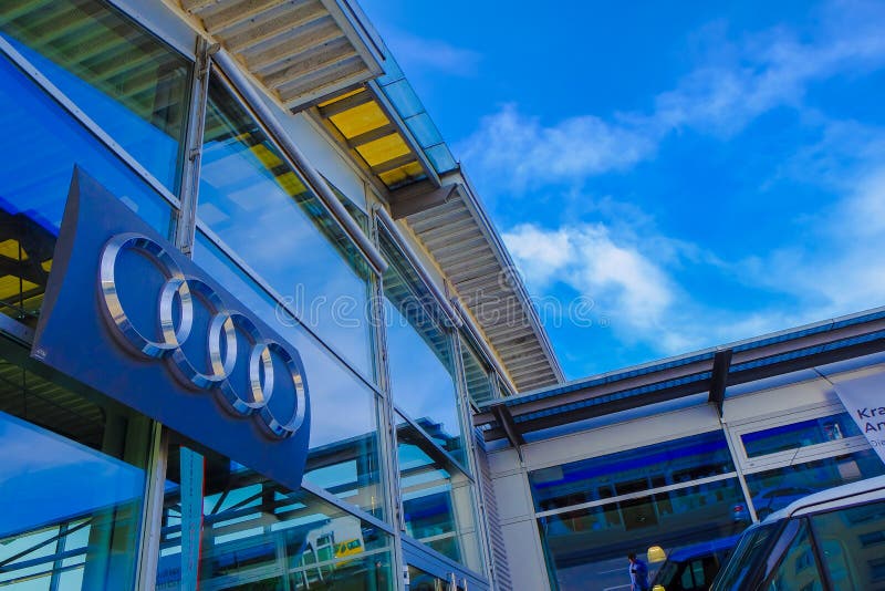 Audi dealership editorial photography. Image of sales 38701722