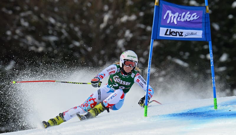 Audi FIS World Cup - Women S Giant Slalom Editorial Photography - Image ...