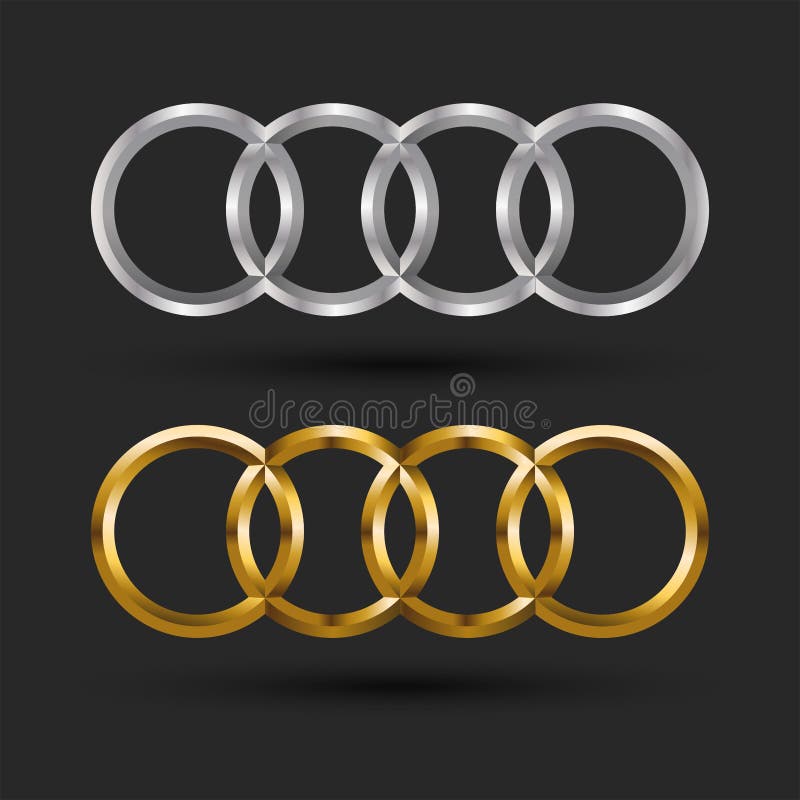 Lackierung Fahrzeug Embleme Leisten - Audi - Ringe, Logos, Zeichen, B,  89,90 €