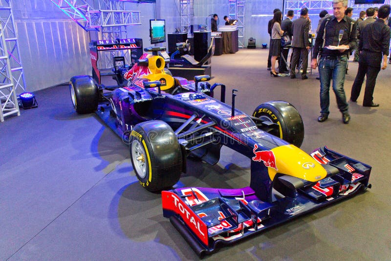 Red Bull F1 Q100 Race Car Display on May 23 2014 I Editorial Stock ...