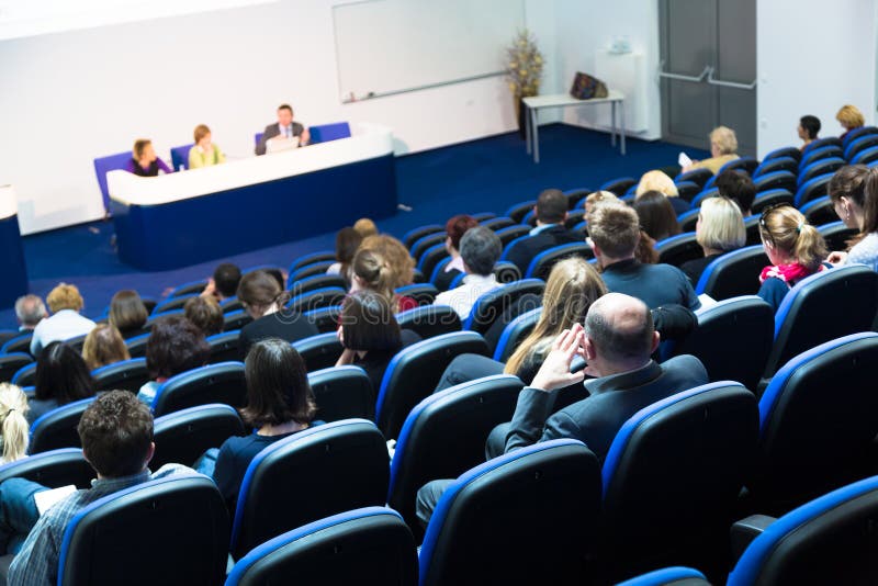 Audience at the Conference Hall. Editorial Stock Image - Image of