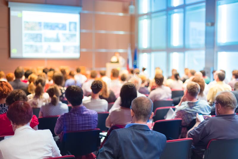 Audience at the conference hall.