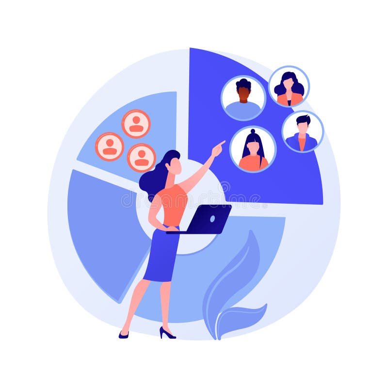 Audience Segmentation Abstract Concept Vector Illustration ...
