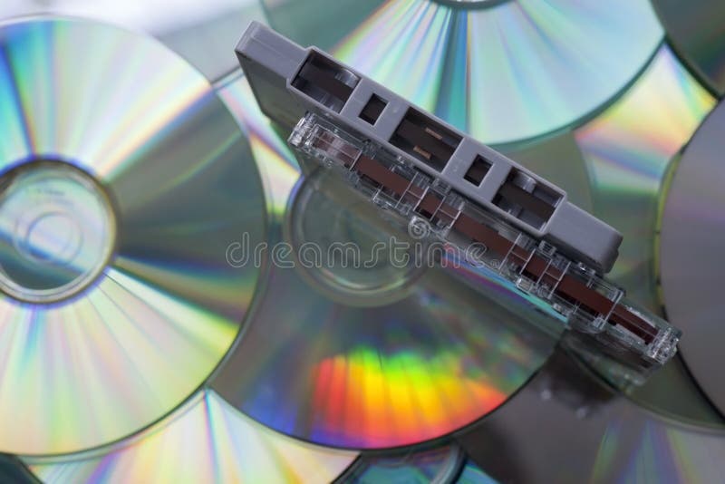 Audio cassette tapes and CD discs