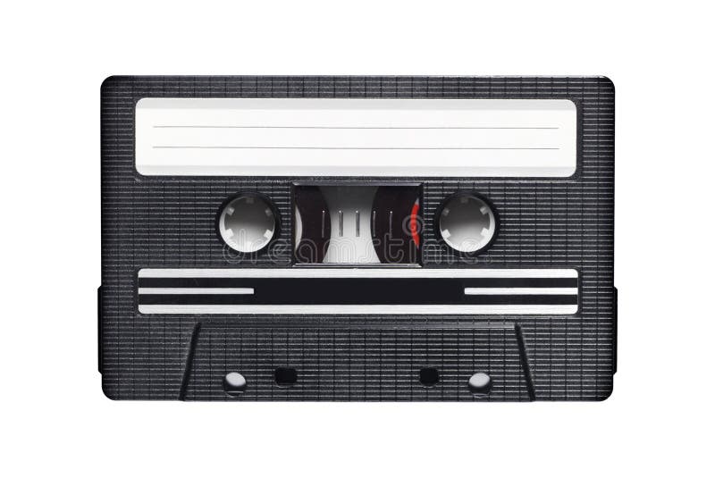 Retro Blank Cassette Tape stock image. Image of hifi, gray 7658383