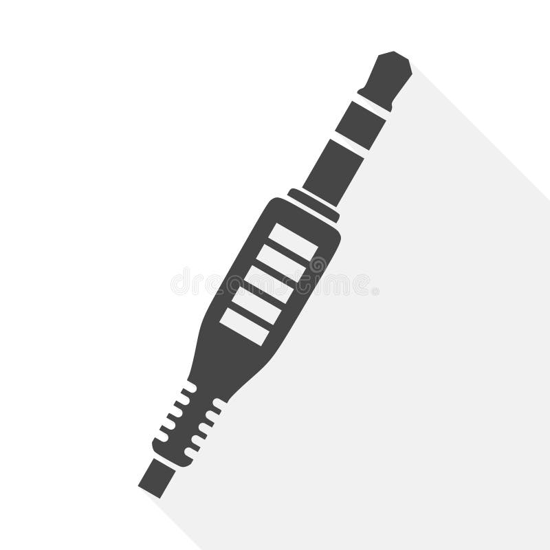 Audio Jack Plug Icon Illustration Stock Vector Illustration of entertainment, input 147480724