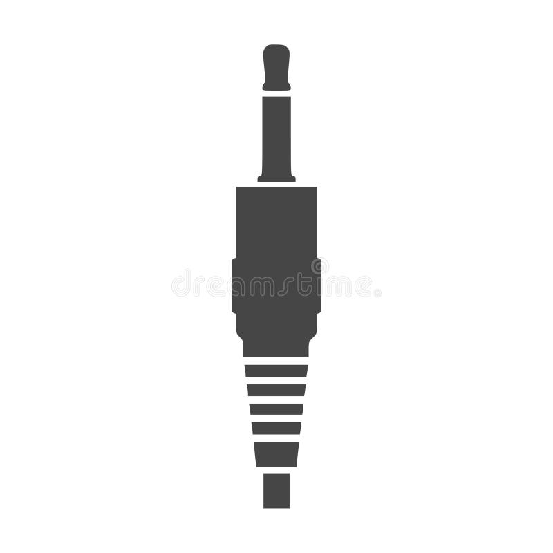 Audio Jack Plug Icon Illustration Stock Vector Illustration of interconnect, colored 147480549