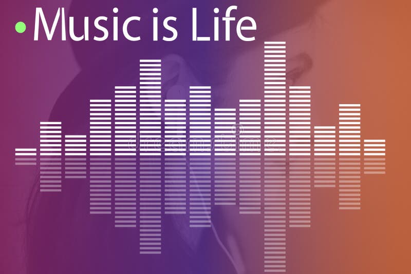 Audio Melody Wave Graphic Concept di musica