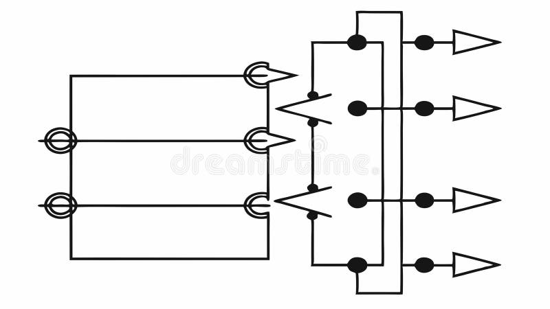 Audio Mixer Control Panel, Sound Engineering Interface, vector design Generative AI royalty free illustration