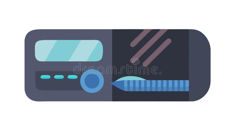Audio mixer or control panel. Sound engineering, media production. vector design Generative AI royalty free illustration
