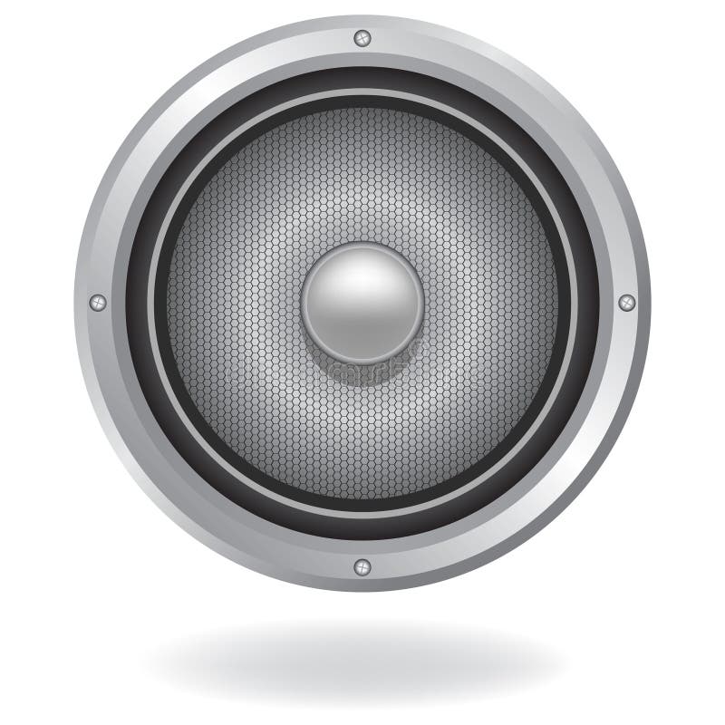 Audio speaker icon vector illustration