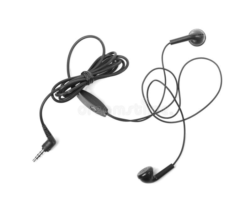 Audio trasduttori auricolari portatili moderni isolati immagini stock libere da diritti