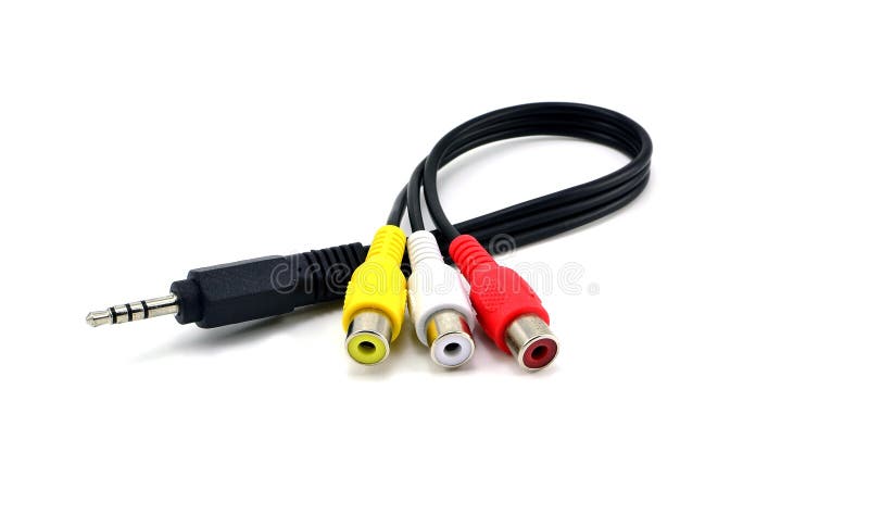 Audio video AV cable adapter