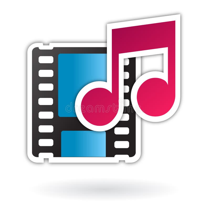 Audio videomedia dossierpictogram stock illustratie Audio videomedia dossierpictogram stock illustratie