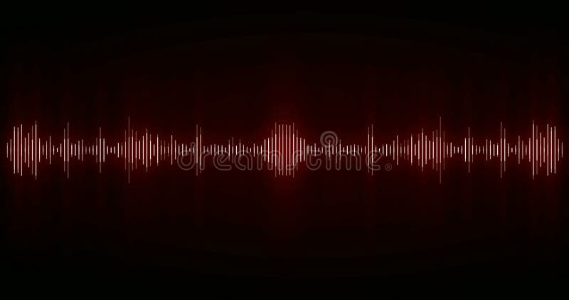 Audio waveform equalizer. Computer generated abstract motion background. royalty free illustration