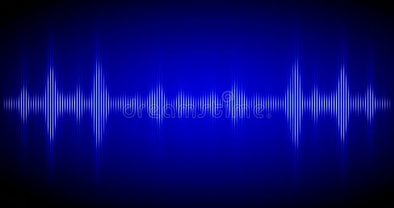 Audio waveform equalizer. Computer generated abstract motion background. vector illustration