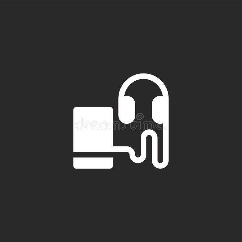 Audiobook-Ikone Gefüllte audiobook Ikone für Websiteentwurf und Mobile, Appentwicklung audiobook Ikone vom gefüllten on-line-Lern vektor abbildung Audiobook-Ikone Gefüllte audiobook Ikone für Websiteentwurf und Mobile, Appentwicklung audiobook Ikone vom gefüllten on-line-Lern vektor abbildung
