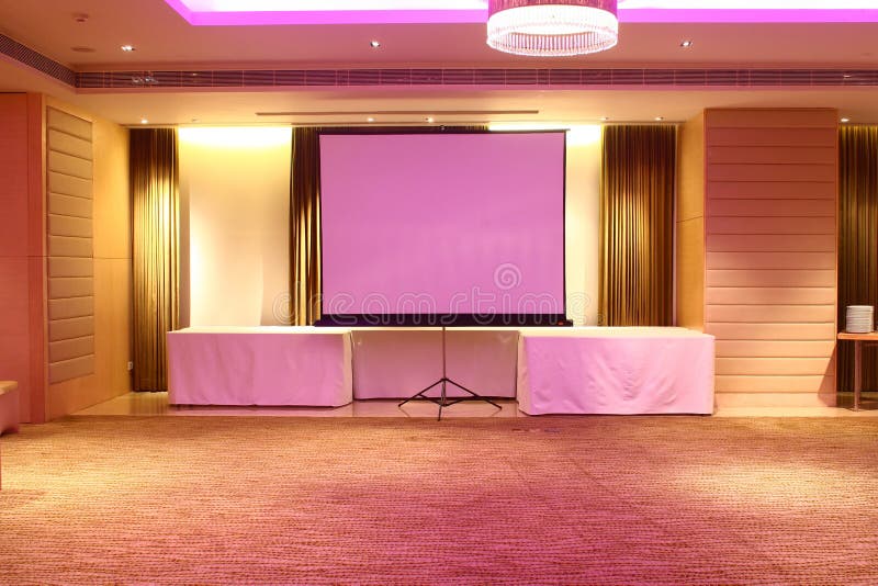 Auditorium dell'hotel fotografie stock Auditorium dell'hotel fotografie stock