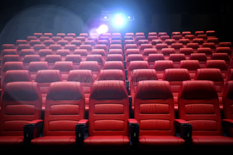 Auditório vazio do cinema com assentos imagem de stock Auditório vazio do cinema com assentos imagem de stock
