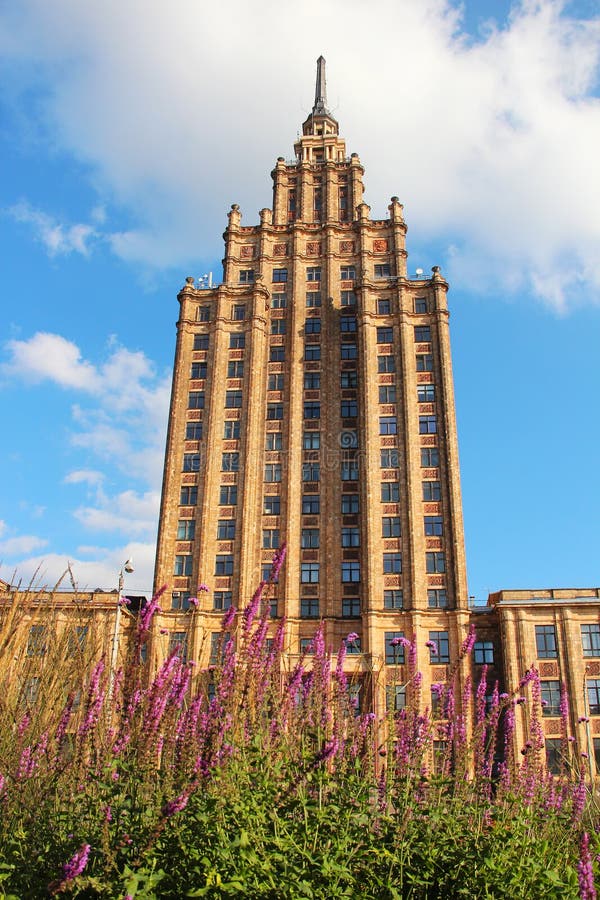 Building of the Latvian Academy of Sciences, Riga, Latvia. Building of the Latvian Academy of Sciences, Riga, Latvia