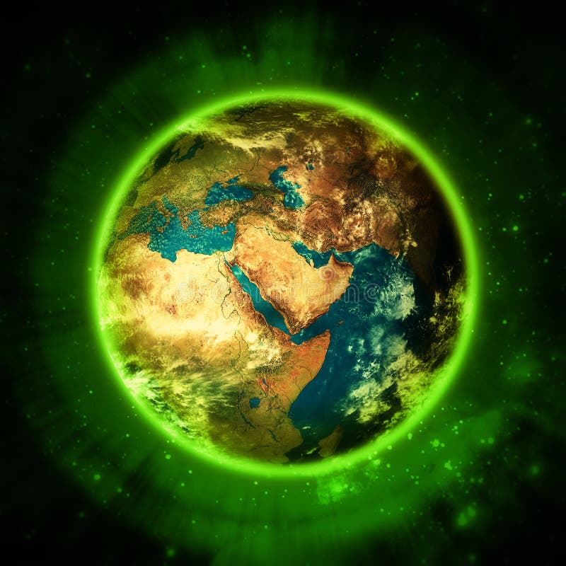 Aufschlussreiche grüne Planet Erde - GRÜNES LEBEN vektor abbildung Aufschlussreiche grüne Planet Erde - GRÜNES LEBEN vektor abbildung