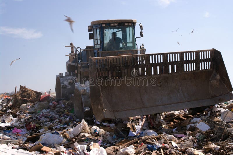 Working on a landfill plant in the US. Working on a landfill plant in the US