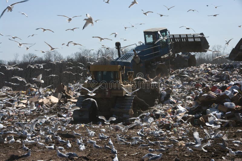 Working on a landfill plant in the US. Working on a landfill plant in the US