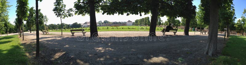 Augartenpark w Wiedeń Austria przy latem obraz stock Augartenpark w Wiedeń Austria przy latem obraz stock