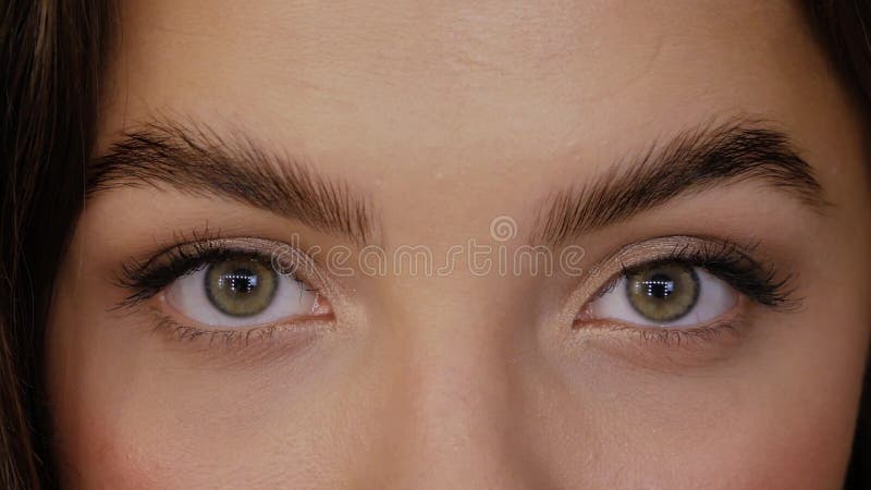 Augen nach Augenbrauen-Laminierungs-Verfahren