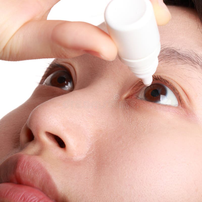 Augentropfen stockfoto Augentropfen stockfoto