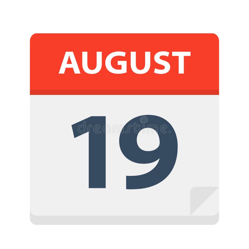 August 19 Calendar Printable