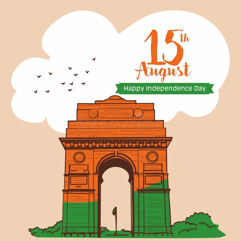 15 August Celebration . India Gate at Delhi India Sketch Vector Illustration Stock Vector - Illustration of holiday, asian: 134359434 15 August Celebration . India Gate at Delhi India Sketch Vector Illustration Stock Vector - Illustration of holiday, asian: 134359434