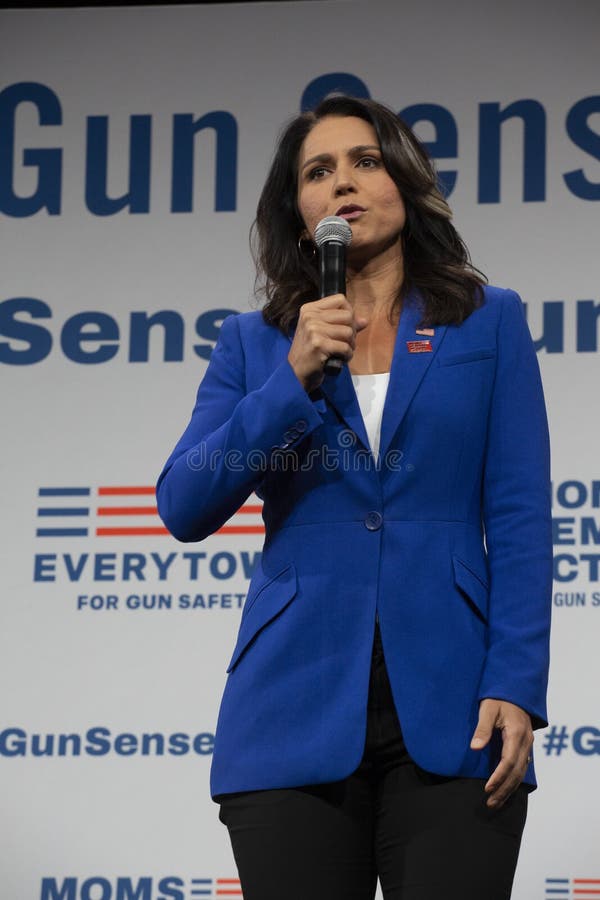 Tulsi Gabbard At The Iowa State Fair Editorial Photo - Image Of Town