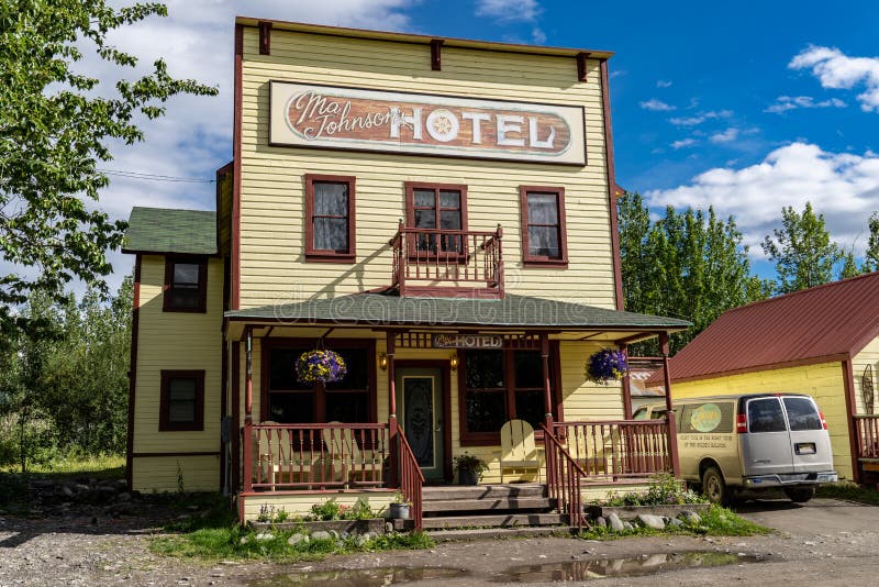 10. August 2018 McCarthy Alaska Das Historische MA Johnson Hotel