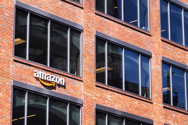 Amazon Headquarters In Silicon Valley Editorial Image - Image of amzn,  parcel: 130784170