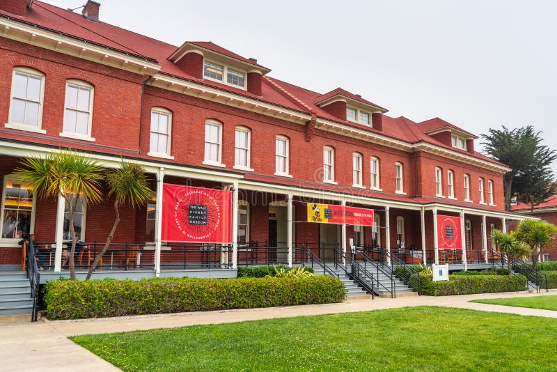 August 10, 2019 San Francisco / CA / USA - The Walt Disney family museum, operated and funded by the Walt Disney Family Foundation