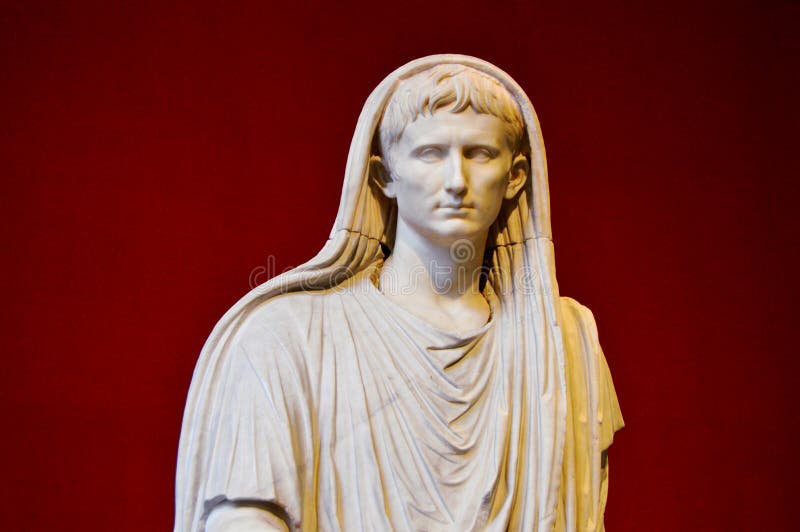 Augustus Caesar As Pontifex Maximus Editorial Stock Image - Image of ...